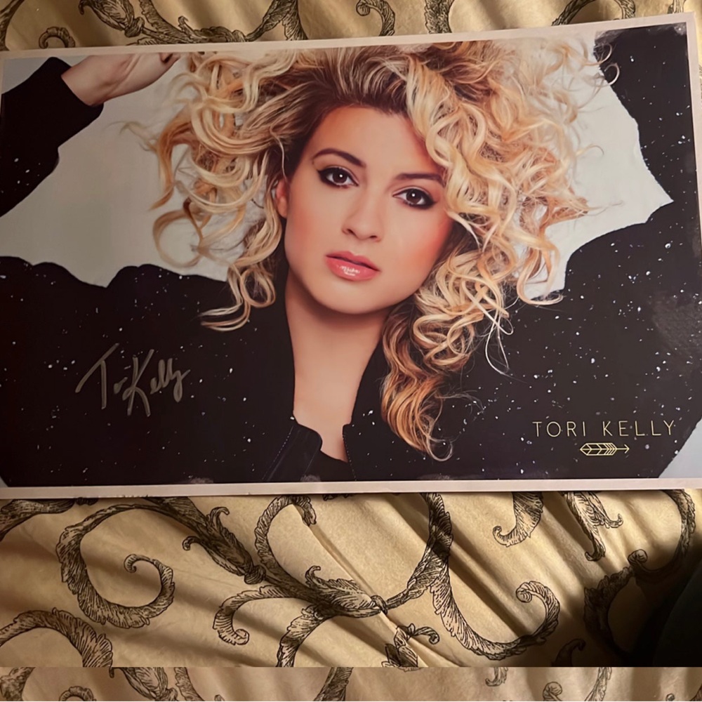 Tori Kelly signed poster